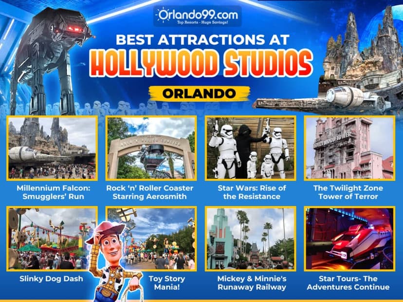 List of the best attractions in hollywood studios orlando