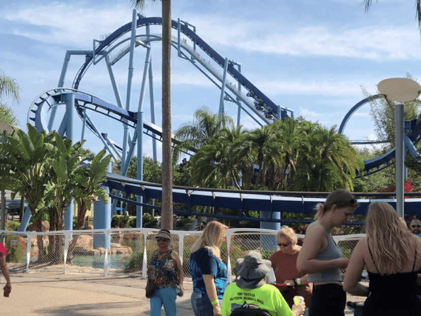 seaworld orlando, roller coaster