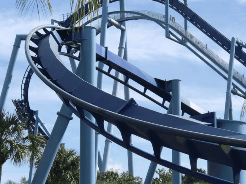 seaworld roller coaster