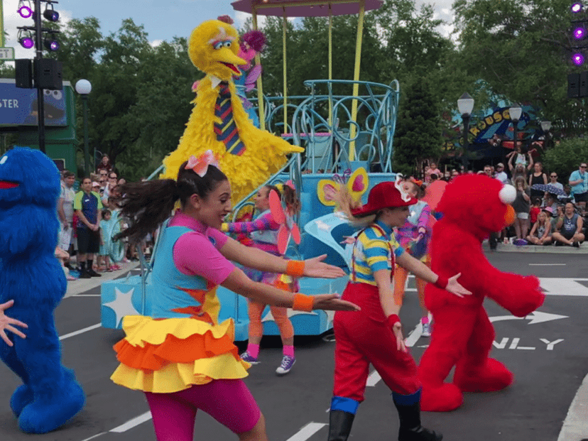 sesame street parade, seaworld