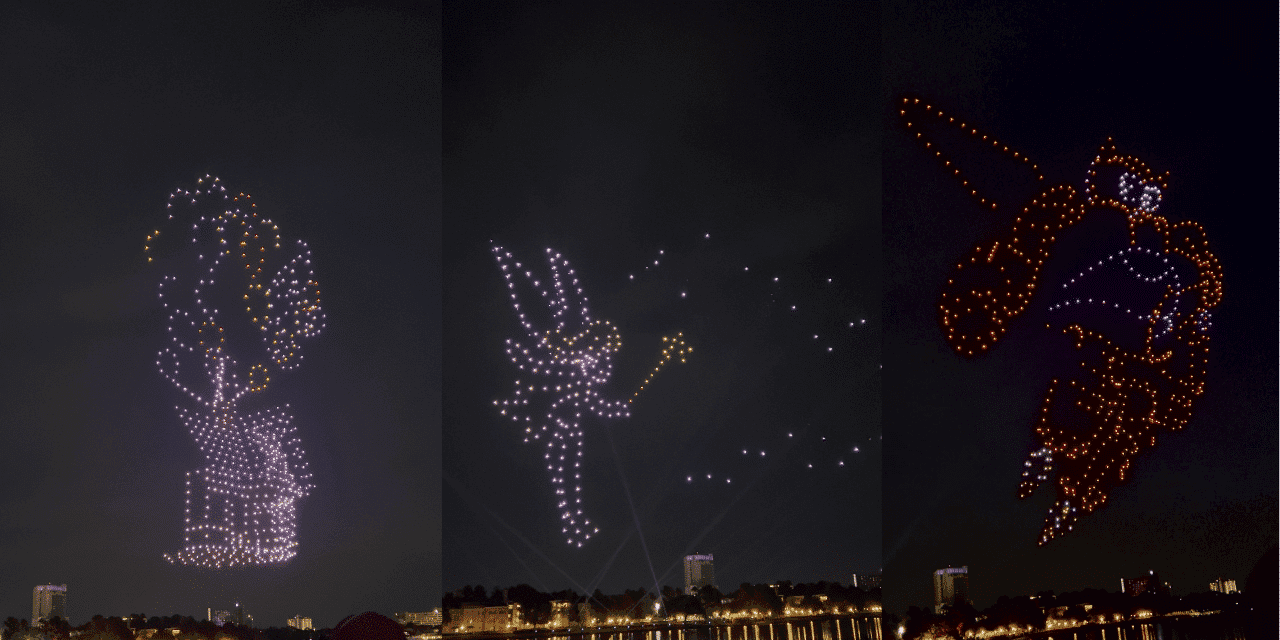 kw26- disney springs drone show