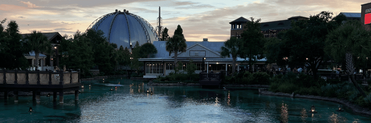 disney springs, waterfront